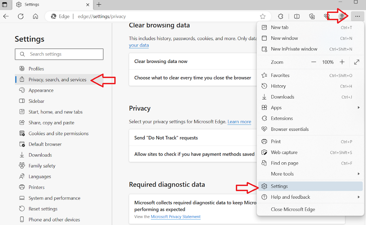 How to Delete Cache in Microsoft Edge – Ayin IT Help Center
